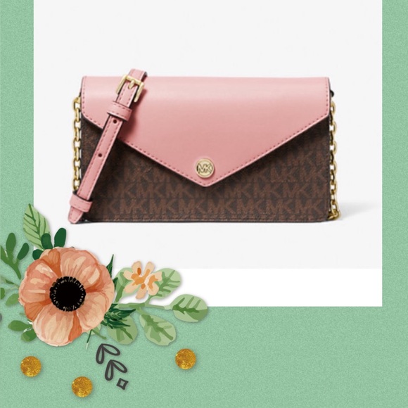 NWT Michael Kors Envelope Signature Logo Crossbody Bag - Picture 6 of 6